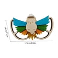 thumbnail image 3 of Rewenti Wooden Bird foraging Toy Puzzle Feeder, 3 of 7