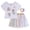 Purple / rainbow, super kitties, variant on Lion King Simba T-Shirt, Tutu Tulle Skirt and Scrunchie 3 Piece Outfit Set Toddler to Big Kid