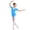 r-138Blue59, variant on Girls Romper Solid Color Short Sleeve V-Neck Elegant Ballet Dance Romper With Easy Snap Front Rompers For Girls 3-4 Years