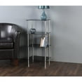 thumbnail image 2 of AVF S44-A Small 4-Shelf Unit, Black Glass and Chrome, 2 of 3