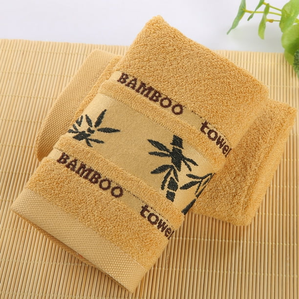 Toalla de fibra de bambú, toalla facial engrosada, regalo de protección laboral, toalla de fibra de carbón de bambú