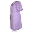 thumbnail image 4 of JEFFRICO House Dresses for Women with Pockets - Lightweight Breathable Short Sleeve Muumuu & Nightgowns - Snap Front Housecoat and Dusters for Women, 4 of 5