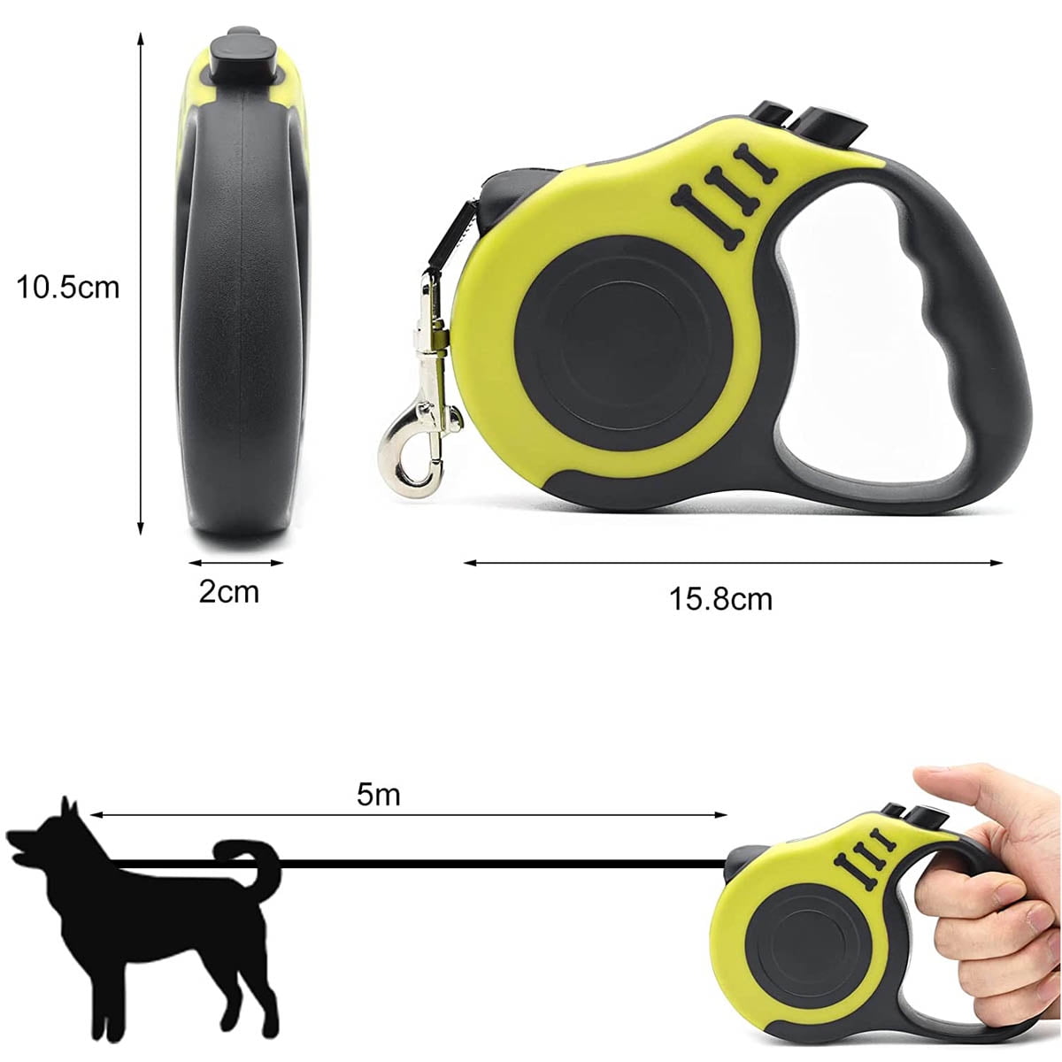 3M 5M Retractable Dog Leash Automatic Pet Dog Puppy Leash Rope