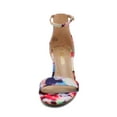 thumbnail image 4 of BURUDANI Women's Fashion Low Chunky Heel Sandals Open Toe Ankle Strap Dress Heel Shoes FLORAL Size 9, 4 of 6