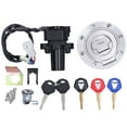 thumbnail image 2 of Fuel  Lock, Heavy Duty Motorcycle Lock Set Aluminum Alloy  For Autocycle, 2 of 8