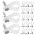 thumbnail image 2 of 200 pcs Cable Clips Cord Management Clips Electrical Wire Clips Wall Cord Clips with Screws, 2 of 8