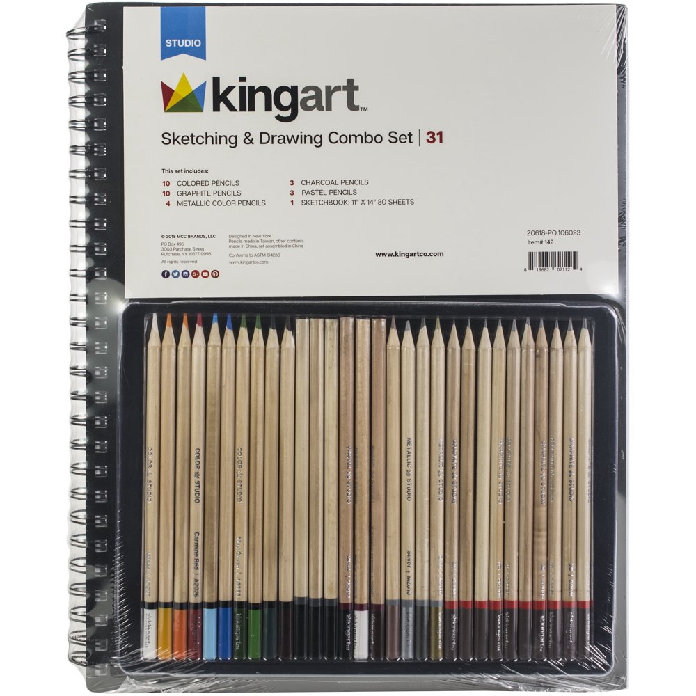 Sketching & Drawing Combo Set 31/Pkg