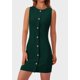 thumbnail image 3 of Vestido formal PRETTYGARDEN Verano 2025 con botones, verde, 3 of 6