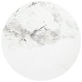 thumbnail image 3 of Table d'Appoint Ronde Rowena en Pierre Frittée, Faux Marbre Blanc, 3 of 4