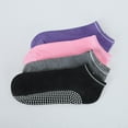 thumbnail image 4 of Godom 4 Pair Women Non Slip Grip Socks with Grips Sticky for Yoga, Pilates, Barre, Home, Hospital, 4 of 5