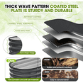 thumbnail image 6 of OBENSKY Galvanized Raised Garden Bed Outdoor 8x2x1.5ft Oval Metal Planter Box with 5 Support Bars for Vegetables, Flowers - Gray, 6 of 9