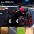 thumbnail image 6 of Kerry Yoo AT2 12V ATV Ride on, Electric Car for Kids, 4 Wheels Ride on toys,  Ages 3+,Remote Control,LED Lights,Music-Pink, 6 of 7