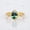Sterling Silver, variant on Oval Cut Green Tourmaline Unique Graduation Stackable Ring, 925 Starling Silver Diamond Wedding Band, October Tourmaline Birthstone Months Ring, Anniversary Gift