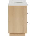 thumbnail image 6 of Meridian Furniture Willard 36" Natural Engineered Stone Bathroom Vanity, 6 of 13