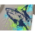 thumbnail image 3 of Beezizac Pajamas For Boys Fun Shark Gray Short Sleeves & Pants 2-Piece PJs Set Kid Comfy Sleepwear Size 10, 3 of 7