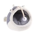 thumbnail image 2 of Caseta para perros, cueva cálida de invierno para perros pequeños, medianos y grandes, cojín extraíble para gatos, perrera acogedora para dormir, Sunnimix Cama nido, 2 of 7