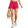 thumbnail image 4 of Cueply Women's Running Shorts High Waisted Athletic Gym Workout Shorts with Liner Zipper Pockets, 4 of 7