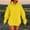 Yellow, variant on Kilaqueen Womens Hoodies Fleece Loose Hooded Oversized Sweatshirt Fall Winter Outfits with Pocket Trendy Clothes Lightweight Pullover Tops