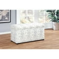 thumbnail image 4 of Sole Designs Angela by  Upholstered Storage Ottoman Bench ParisStorm, 4 of 5