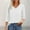 White, variant on Hauaitttt Women Casual Fashion Tops 3/4 Long Sleeve V Neck Lace Tunic Top Business Casual Shirt 2025 Womens Long Sleeve Shirt Women Shirts Women T Shirt Trashier Shirts Long Sleeve Tees