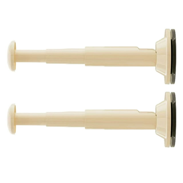 Support Extensible pour Cintres avec Ventouse, Empileur de Cintres Rétractable Gain de Place, Support Mural de Rangement pour Lessive pour l'Organisation de la Maison, Deux Supports à Vêtements au Mur