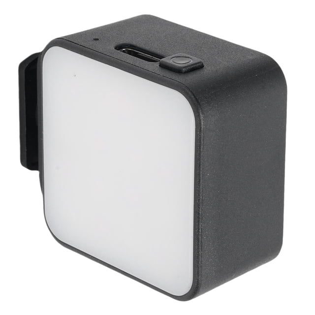 Luz De Relleno Magnético Para La Cámara For Osmo Pocket 3, Cámara De Acción Mini LED Video Luz Con 1/4 De Pulgada De Tornillo Y Soporte De Zapatos Fríos, Luz Auxiliar