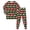 W7-Red, variant on sdbrld Unisex Christmas Pajama Outfits Kids Boys and Girls PJs Pants and Long Sleeve Top Matching Cute Set 2 Piece Holiday Xmas Sleepwear AG Sizes 7-8 Years
