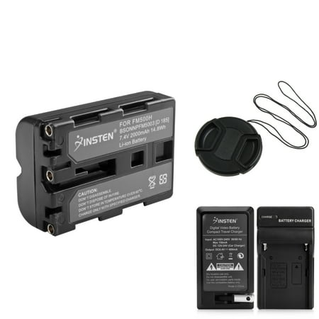 Insten NP-FM500H NPFM500H Cap+Battery+Charger For Sony DSLR Insten NP-FM500H NPFM500H Cap+Battery+Charger For Sony DSLR