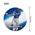 thumbnail image 4 of Toronto Baseball VG 27 Round Non-Slip Rubber 1 PC 8in Mouse Pad 3mm Thick Polyester Surface for Office Gaming PC, Bluebird Mouse Pad LS468, 4 of 7