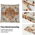 thumbnail image 6 of Boho Pillow Covers 20x20 Inch Set of 2,Carpet Pattern Throw Pillows Case,Yellow Blue Ethnic Design Outdoor Decorative Square Linen Farmhouse Decor Cushion Covers for Home Sofa Bed Couch, 6 of 6