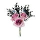 thumbnail image 1 of Ramo de eucalipto con rosas artificiales para Halloween, decoración de flores artificiales, simulación, 1 of 9