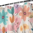 thumbnail image 4 of Pioneer Flower 84"x72" Shower Curtain,Bathroom Decorative Shower Curtains Set with 12 Hooks,Modern Waterproof Washable Shower Curtain, 4 of 4