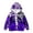 Dark Purple, variant on Kids Halloween Graphic Print Pullover Hoodie, Long Sleeve Hooded Sweatshirt with Pocket, Regular Fit Spooky Top for Boys Girls Fall Winter Daily Outdoor Party(Green,6-7 Years)