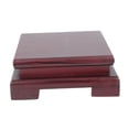 thumbnail image 4 of CHICHUMID Square Wooden Stand For Indoor Use 1Set 6.7X6.7X1.7In, 4 of 8