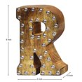thumbnail image 5 of Handmade Eco-Friendly Wall Décor "R" Alphabet Letter Block, 5 of 5