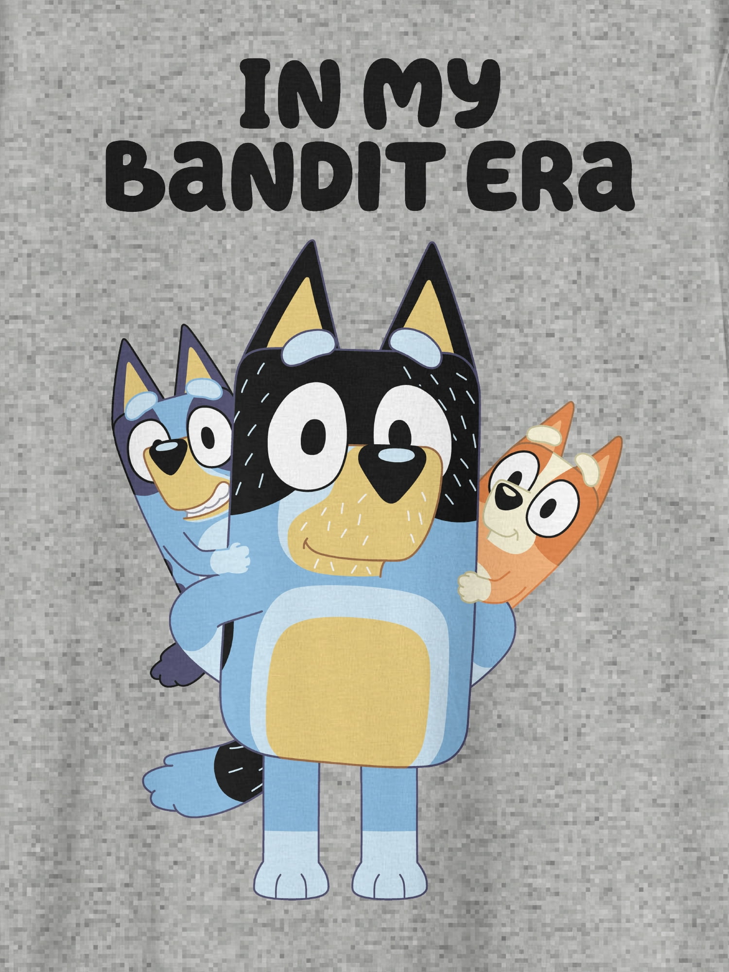 Bluey, Men's Apparel Graphic T-Shirt, Bandit Era, Sizes, S-3XL