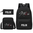 thumbnail image 1 of Set de mochilas Stray Kids Anime School de 3 piezas con bolsa de hombro, 1 of 1