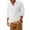 White, variant on Men's Shirts Blouse Top For Man Solid Outdoor Loose Casual Shirts