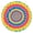 Colorful Tie Dye-1, variant on Colorful Tie Dye Circle Swirl Pattern Round Fitted Tablecloth with Elastic Edge,Dining Table Cover Waterproof,Outdoor Round Tablecloth for Camping,Dining,Indoor and Outdoor