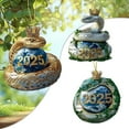 Qinghuai Snake Keychains 2025 Chinese New Year Snake Keyholder Feng