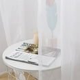 thumbnail image 4 of Voile Rideau Transparent en Voile, Tringles à Rideaux Simples, Foulard Décorative pour Salon et Chambres, 4 of 7