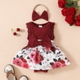 thumbnail image 3 of THJRPQJFD Boys Suits Size 7 Baby Black Onesies 3-6 Months Girls Sleeveless Lace Triangle Dress for 0-1 Year Old with Flower Bow and Headband Adorable Outfit Teen Clothes for Girls Ages 13-15, 3 of 3