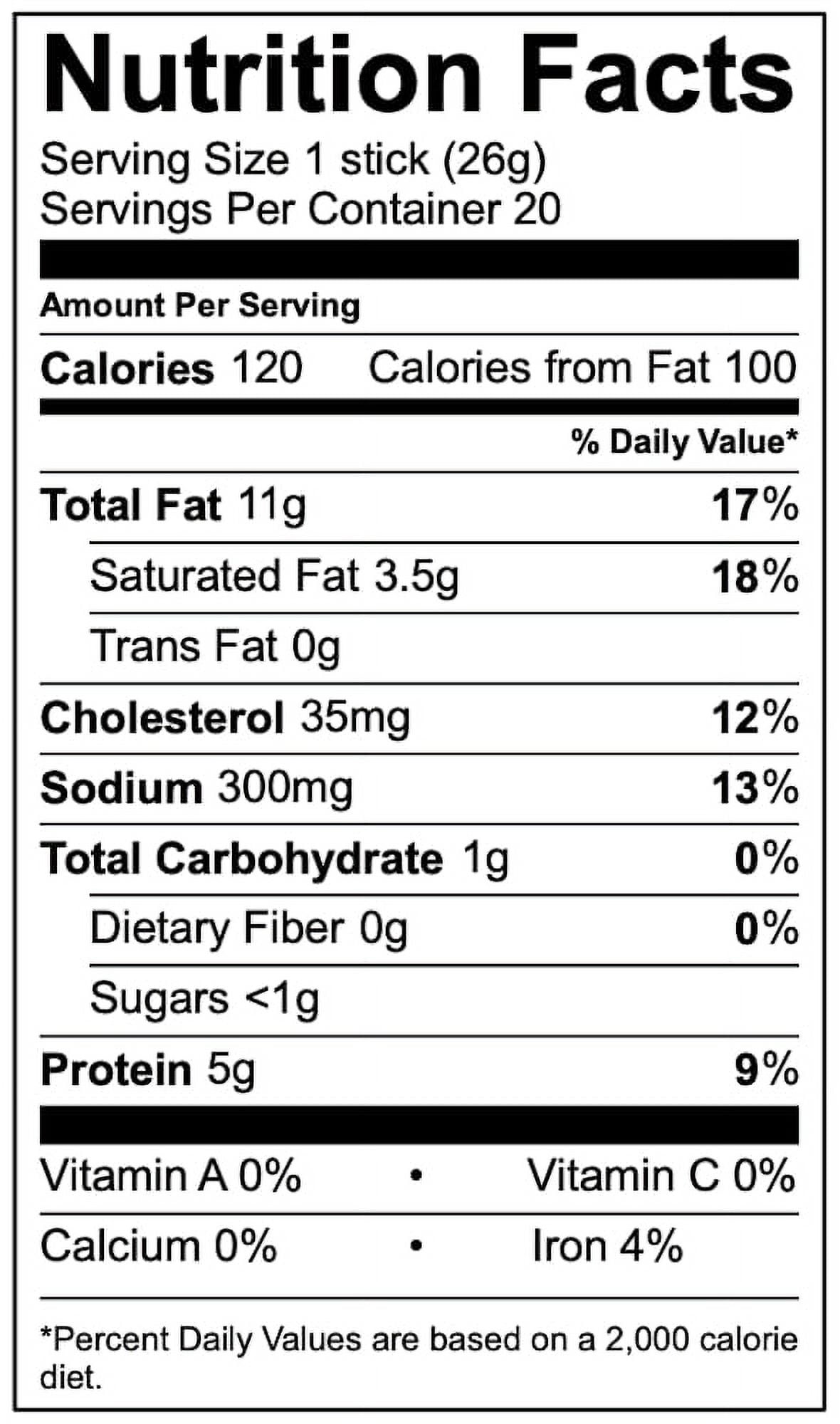 Yellowstone by Cattleman's Cut BCF26 American Wagyu Beef Sticks, 0.9 Ounce (Pack of 20)
