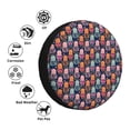 thumbnail image 4 of Balery Octopus in love Cubiertas para Neumáticos - Protector Resistente para Neumáticos de Camioneta, SUV, Remolque, Camper y RV-15 inch, 4 of 6