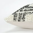 thumbnail image 2 of Rizzy Home Throw Pillow T14631 Transitional White Banded Bars 20" x 20" Square, Cover Only, 2 of 2