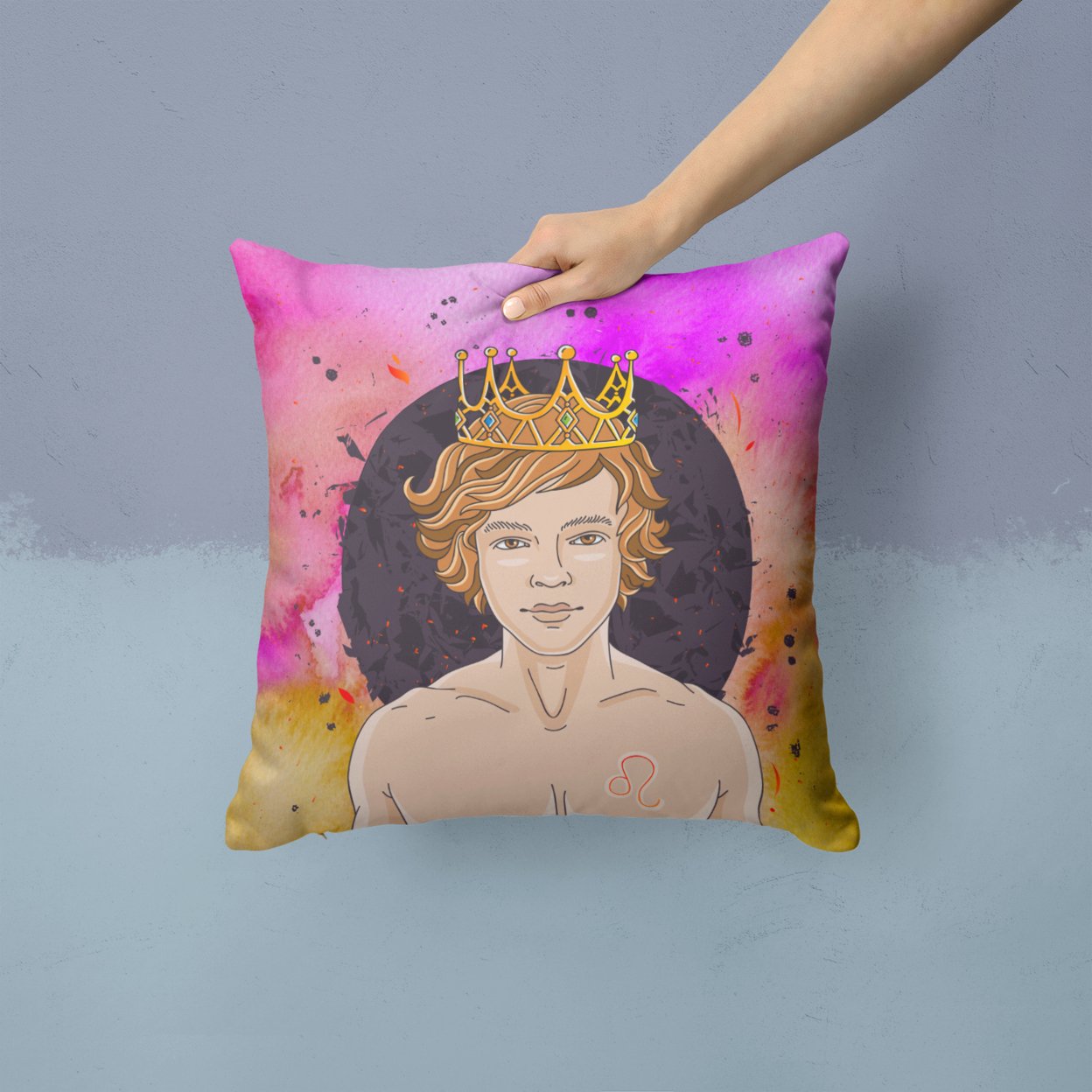 Zodiac Sign Fabric Decorative Pillow