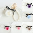 thumbnail image 6 of Naierhg Preserved Eternal Flower Keychain Schoolbag Hanging Buckle Creative Souvenir, 6 of 7