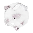 thumbnail image 4 of jifeng Clear Glass Pig Piggy Bank Money Bank Container Case Collection Money Saving Box Pink 9x8cm, 4 of 9