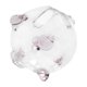 thumbnail image 4 of Alcancía de cristal transparente con forma de cerdo, caja para ahorrar dinero, colección de almacenamiento, alcancía, ahorro Rosa 9x8cm, 4 of 9