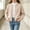 Beige A, variant on Girls Open Front Knit Cardigan Long Sleeve Crew Neck Solid Color Sweater for Kids Pink B 8-10 Years